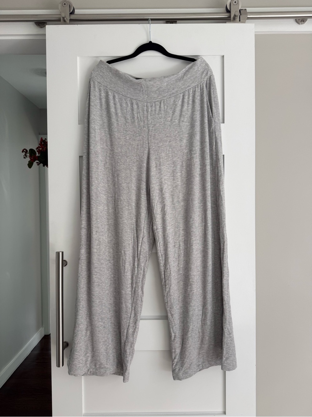 Women's Wide-Leg Lounge Pants - Light Gray - All in motion